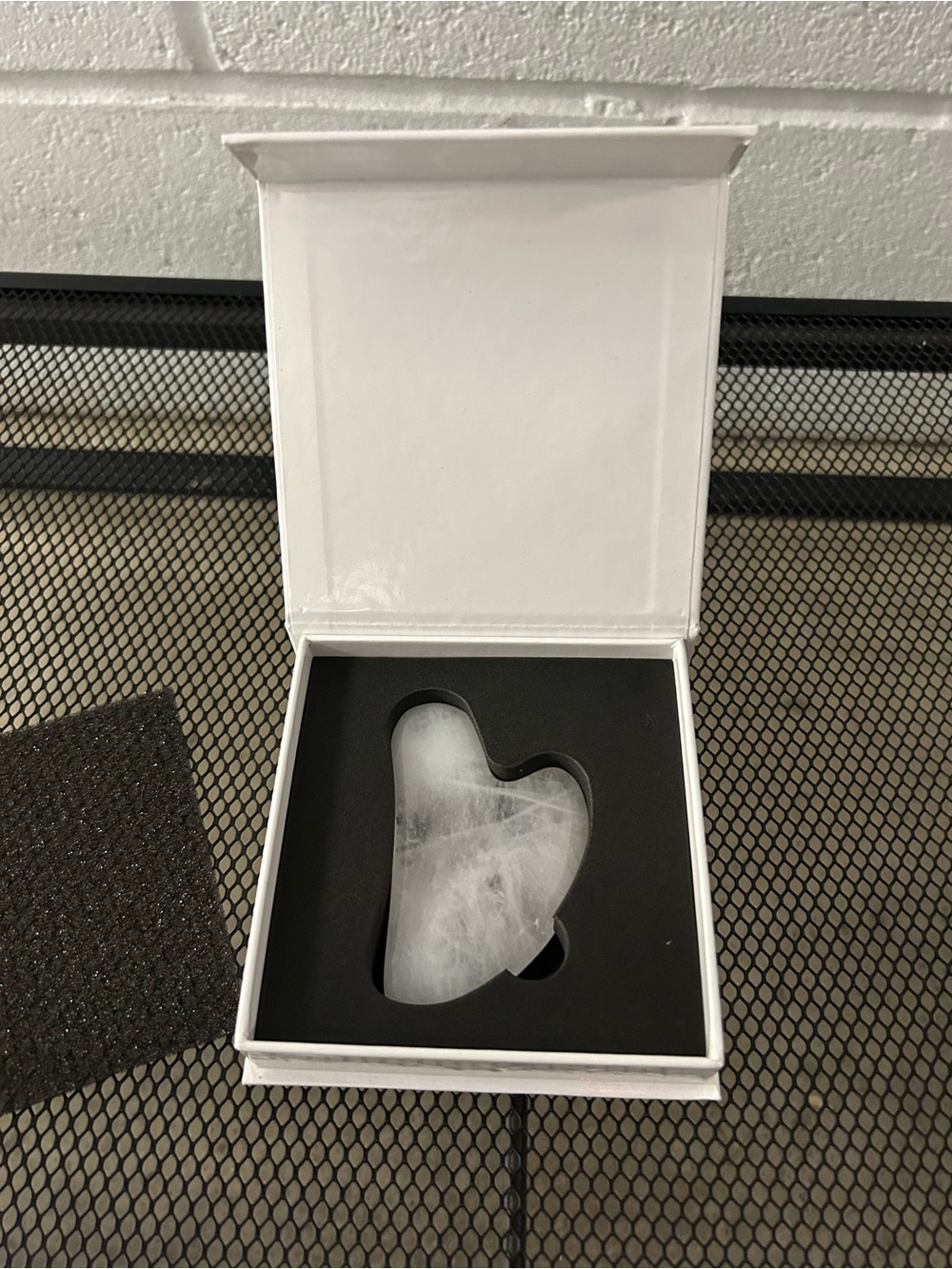 Artistry | White Crystal Gua Sha Facial Massage Tool for Skin Care